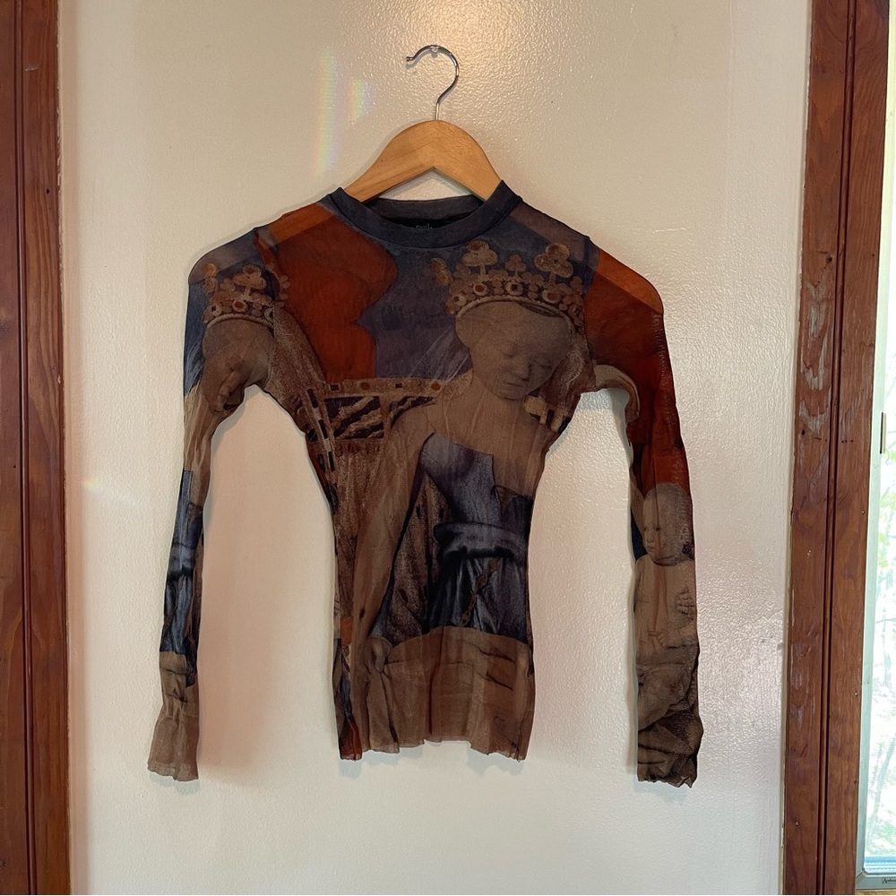 Jean Paul Gaultier mesh top